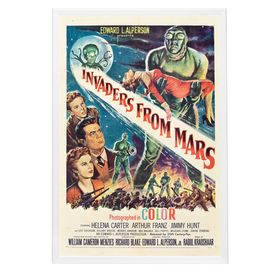 "Invaders From Mars" (1953) Framed Movie Poster
