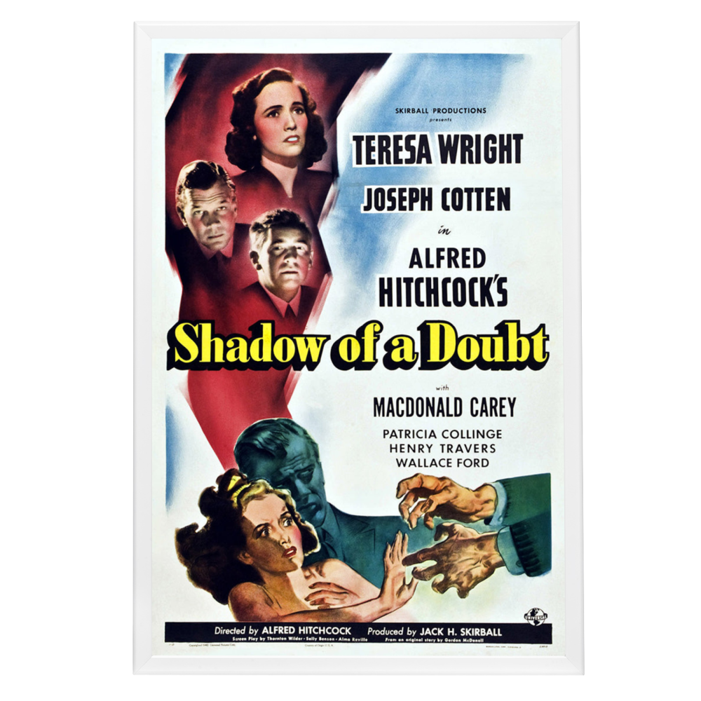 "Shadow Of A Doubt" (1943) Framed Movie Poster