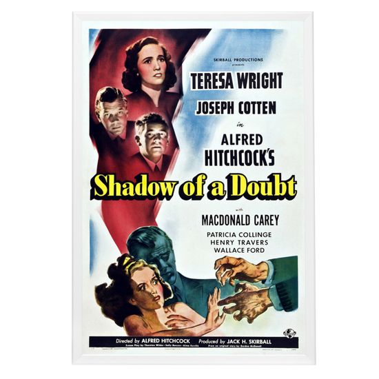 "Shadow Of A Doubt" (1943) Framed Movie Poster