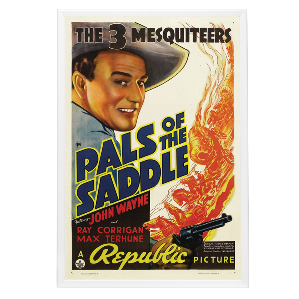 "Pals Of The Saddle" (1938) Framed Movie Poster