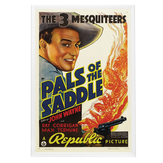 "Pals Of The Saddle" (1938) Framed Movie Poster