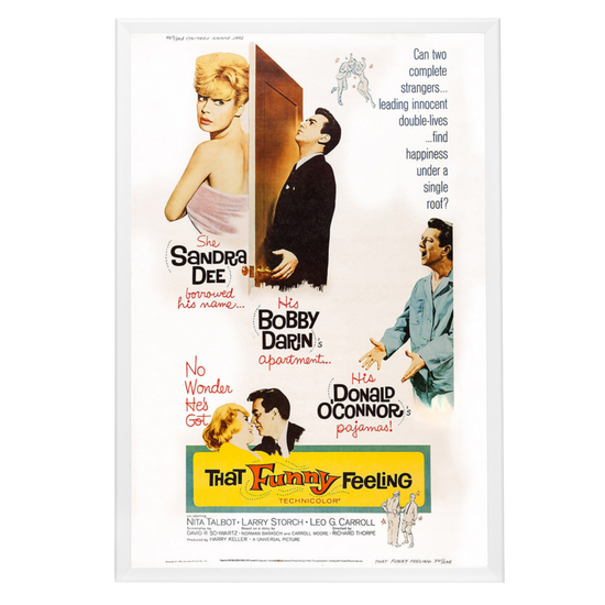 "That Funny Feeling" (1965) Framed Movie Poster