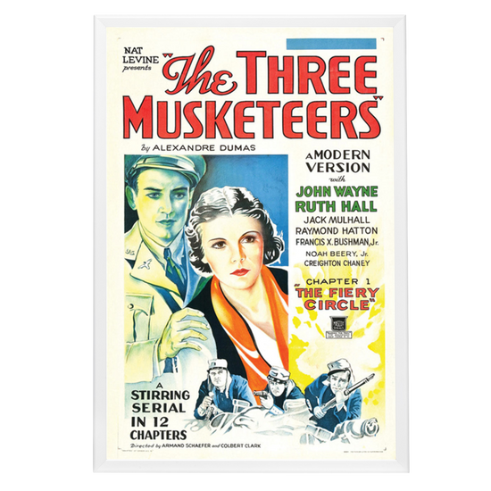 "Three Musketeers" (1933) Framed Movie Poster