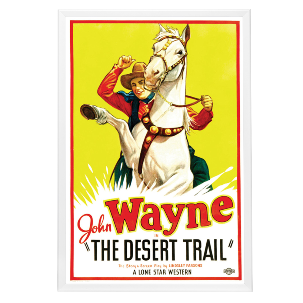 "Desert Trail" (1935) Framed Movie Poster