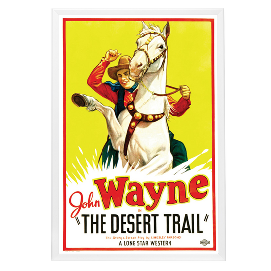 "Desert Trail" (1935) Framed Movie Poster