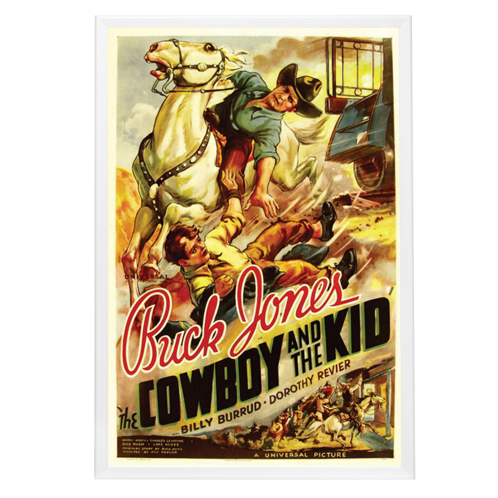 "Cowboy And The Kid" (1936) Framed Movie Poster