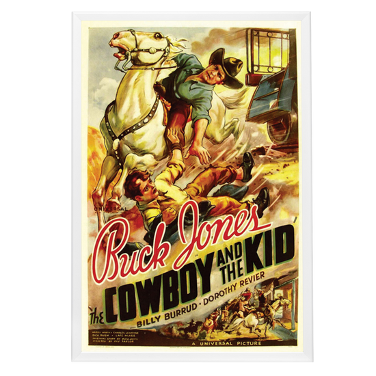 "Cowboy And The Kid" (1936) Framed Movie Poster