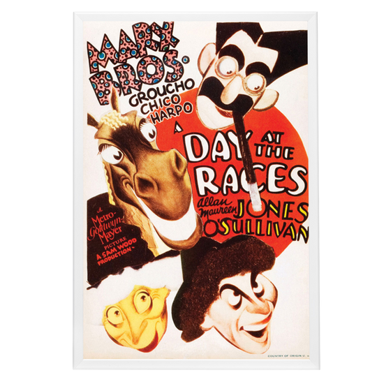 "Day At The Races" (1937) Framed Movie Poster