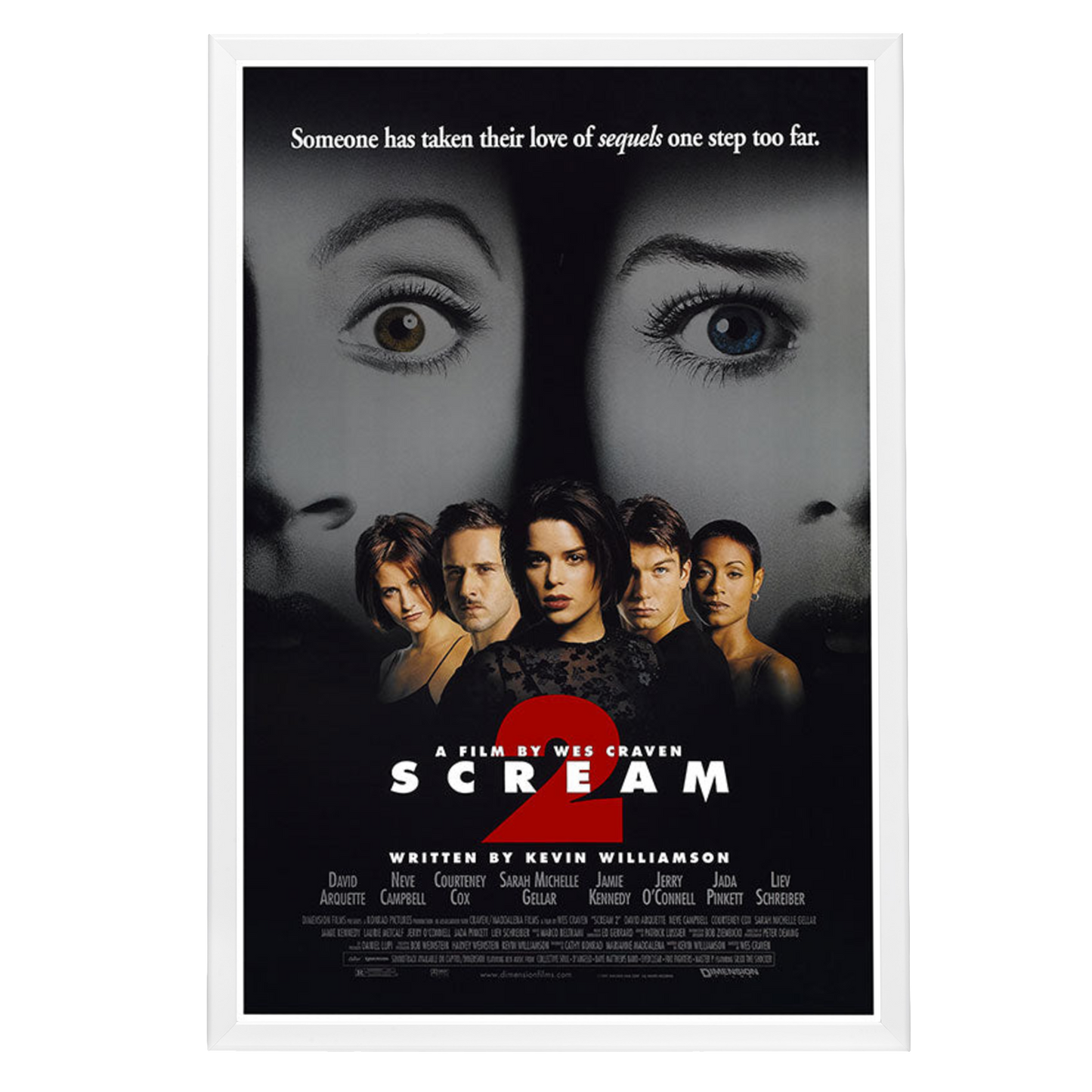 "Scream 2" (1997) Framed Movie Poster