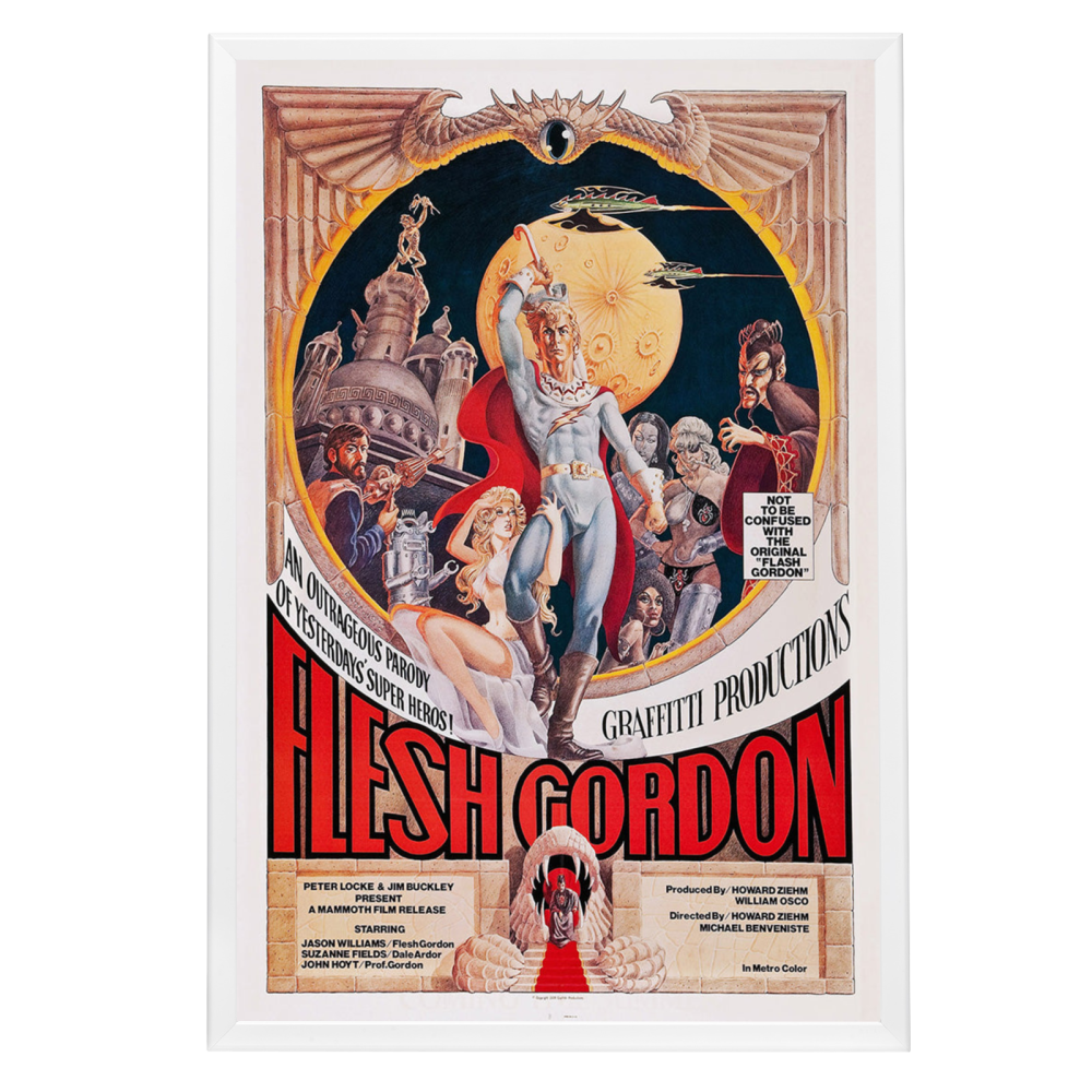 "Flesh Gordon" (1974) Framed Movie Poster