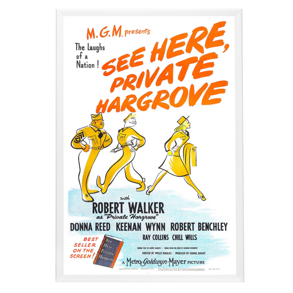 "See Here, Private Hargrove" (1944) Framed Movie Poster