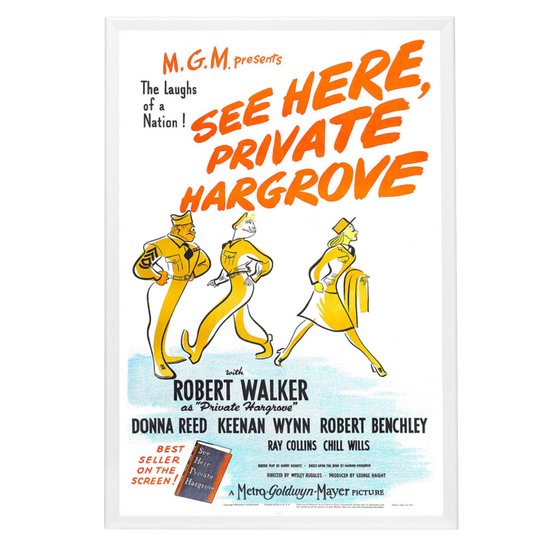 "See Here, Private Hargrove" (1944) Framed Movie Poster