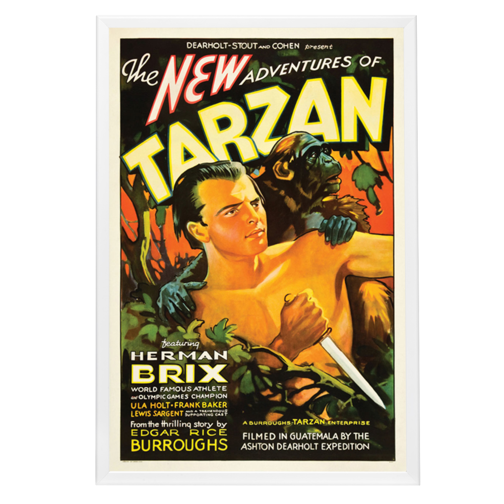 "New Adventures Of Tarzan" (1935) Framed Movie Poster