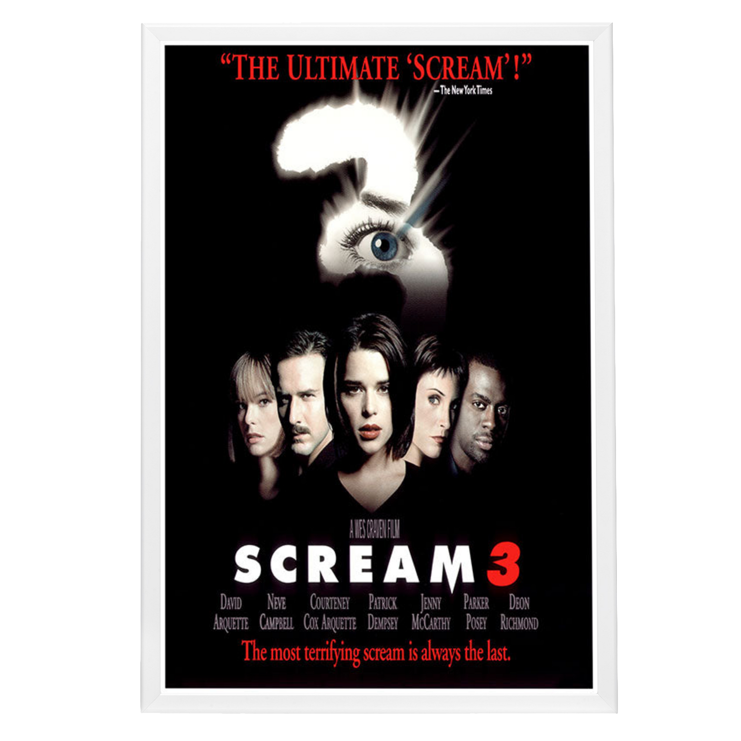 "Scream 3" (2000) Framed Movie Poster