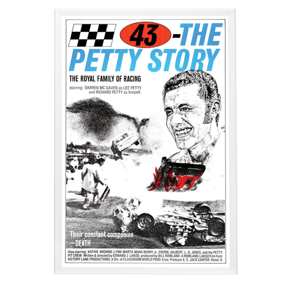 "43: The Richard Petty Story" (1974) Framed Movie Poster