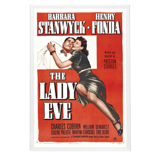 "Lady Eve" (1941) Framed Movie Poster