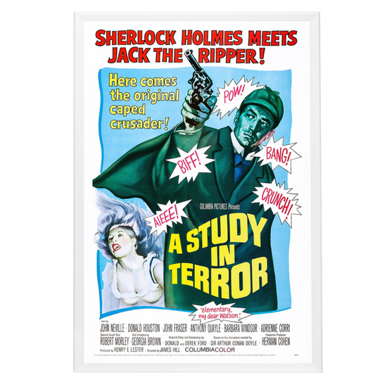 "Study In Terror" (1965) Framed Movie Poster