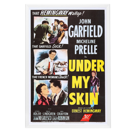 "Under My Skin" (1950) Framed Movie Poster