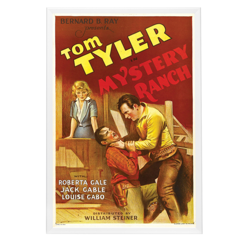 "Mystery Ranch" (1934) Framed Movie Poster