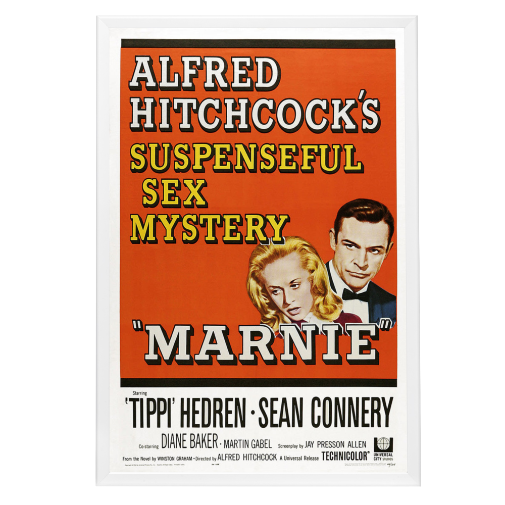 "Marnie" (1964) Framed Movie Poster