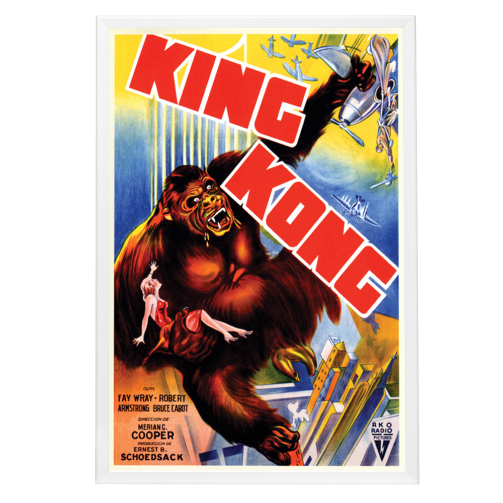 "King Kong" (1933) Framed Movie Poster