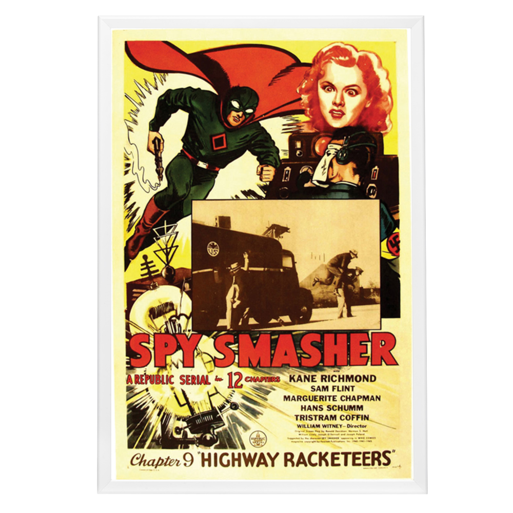"Spy Smasher" (1942) Framed Movie Poster