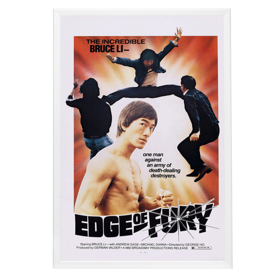 "Edge Of Fury" (1978) Framed Movie Poster
