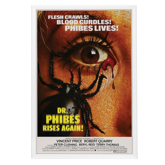 "Dr. Phibes Rises Again" (1972) Framed Movie Poster
