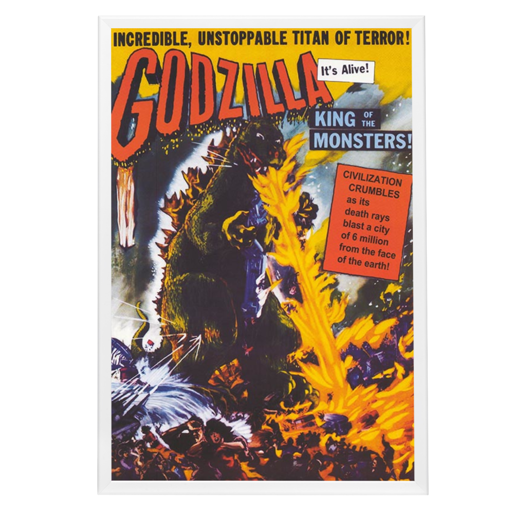 "Godzilla, King of the Monsters" (1995) Framed Movie Poster