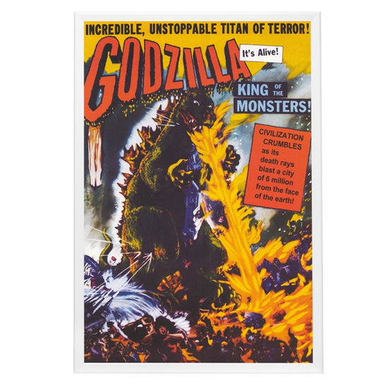 "Godzilla, King of the Monsters" (1995) Framed Movie Poster