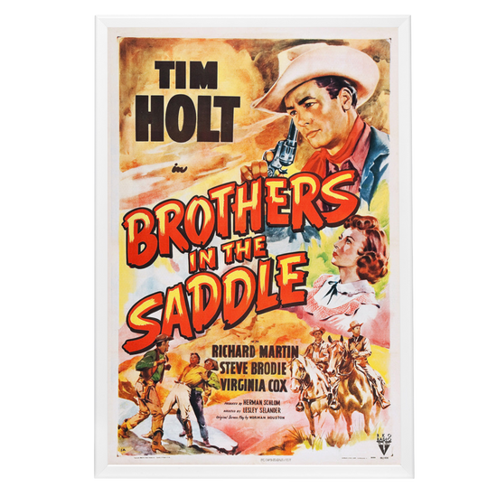 "Brothers In The Saddle" (1949) Framed Movie Poster