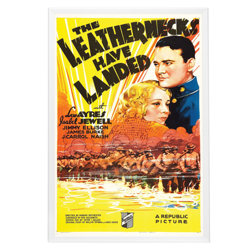 "Leathernecks Have Landed" (1936) Framed Movie Poster