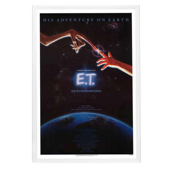 "E.T. The Extra-Terrestrial" (1982) Framed Movie Poster