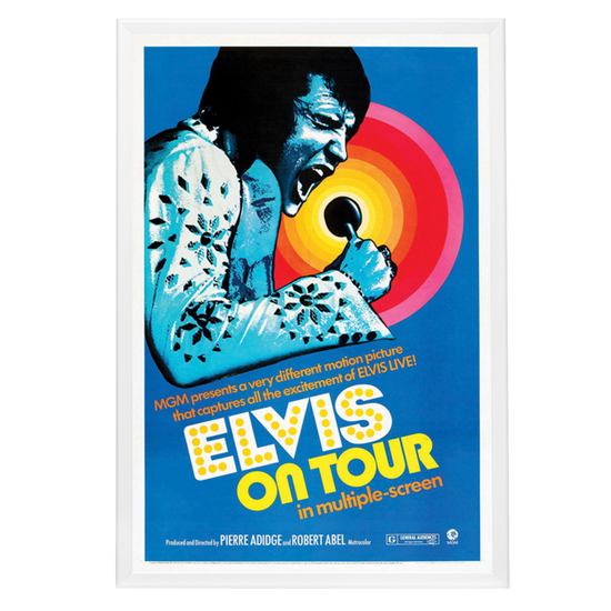 "Elvis On Tour" (1972) Framed Movie Poster