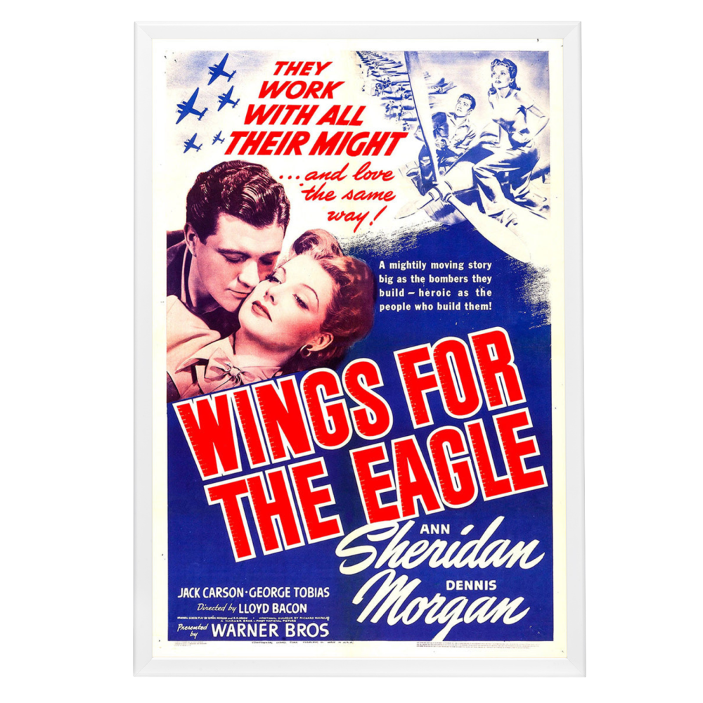 "Wings For The Eagle" (1942) Framed Movie Poster