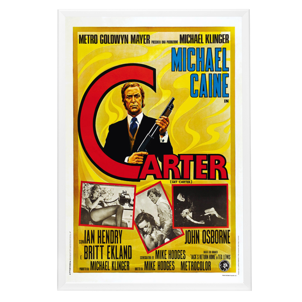 "Get Carter" (1971) Framed Movie Poster