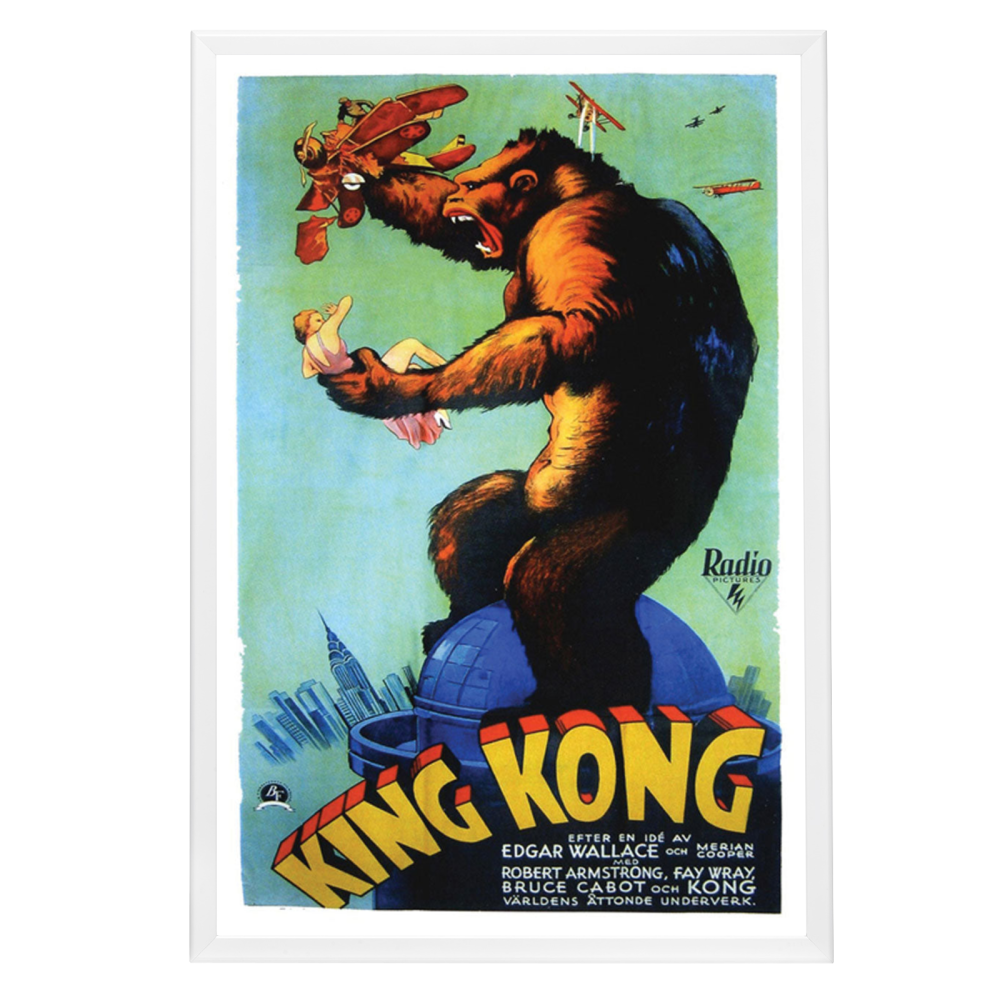 "King Kong" (1933) Framed Movie Poster