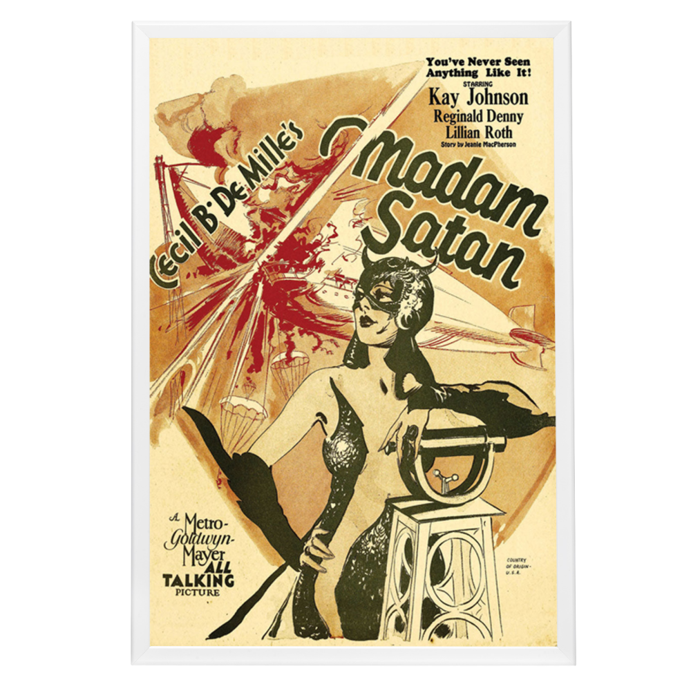 "Madam Satan" (1930) Framed Movie Poster