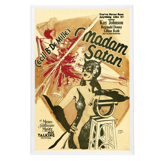 "Madam Satan" (1930) Framed Movie Poster