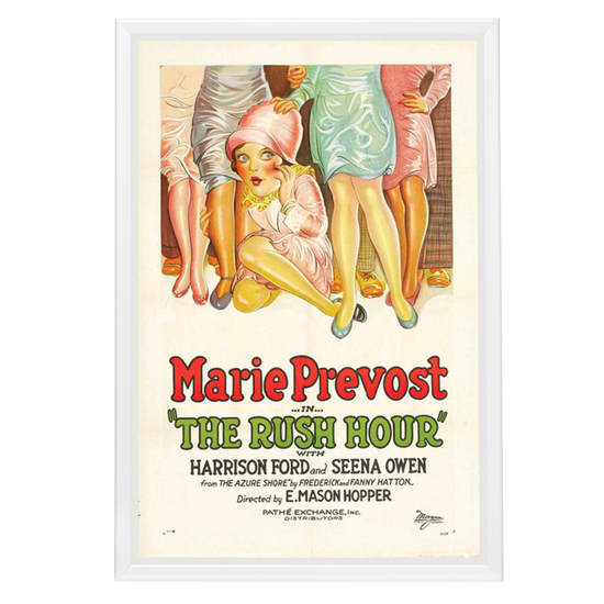 "Rush Hour" (1928) Framed Movie Poster
