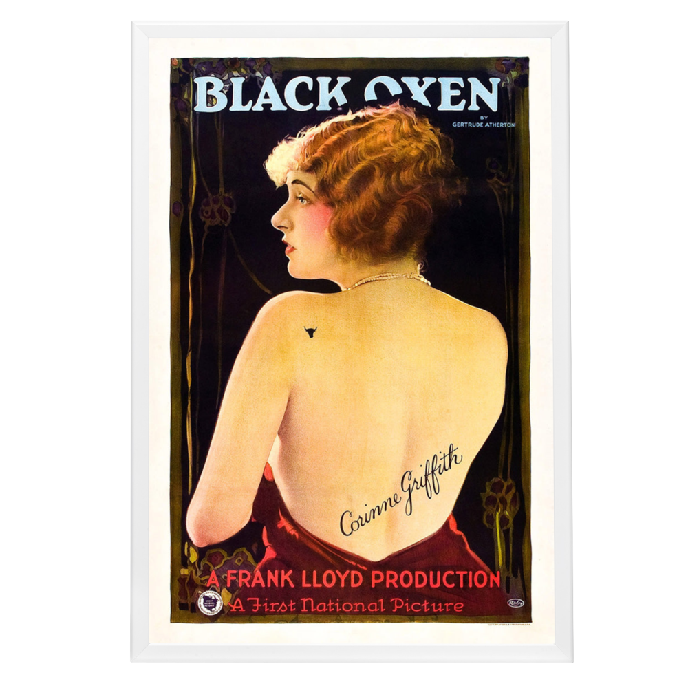 "Black Oxen" (1923) Framed Movie Poster