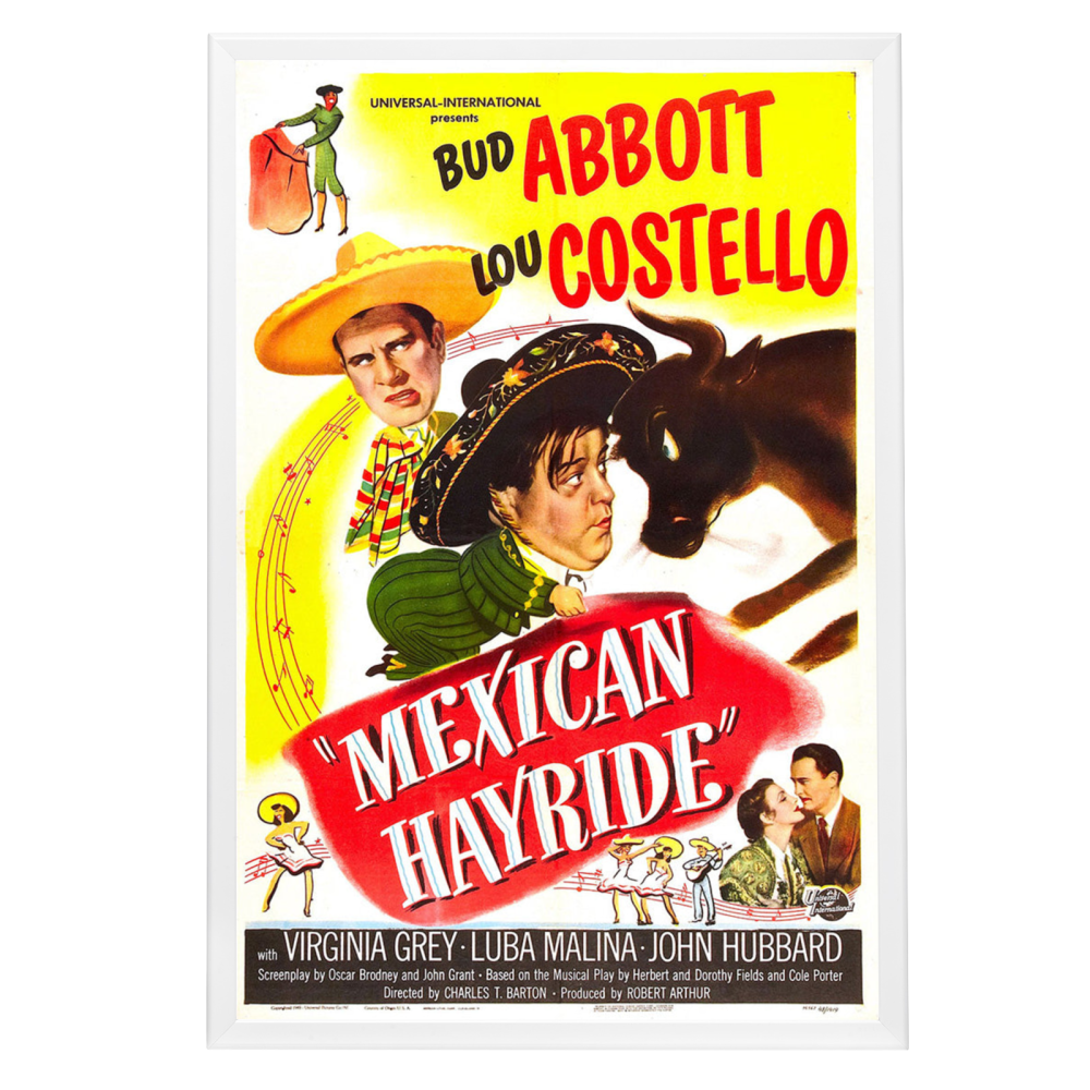 "Mexican Hayride" (1948) Framed Movie Poster