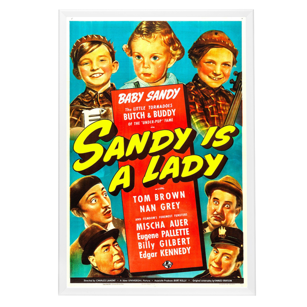 "Sandy Is A Lady" (1940) Framed Movie Poster