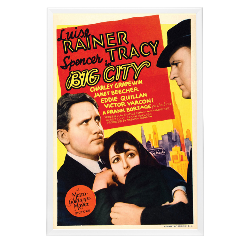 "Big City" (1937) Framed Movie Poster