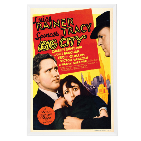 "Big City" (1937) Framed Movie Poster