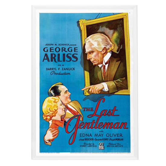 "Last Gentleman" (1934) Framed Movie Poster