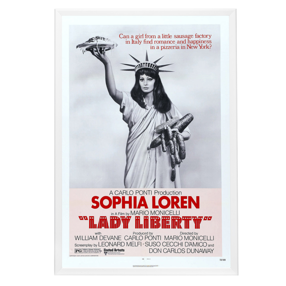 "Lady Liberty" (1972) Framed Movie Poster