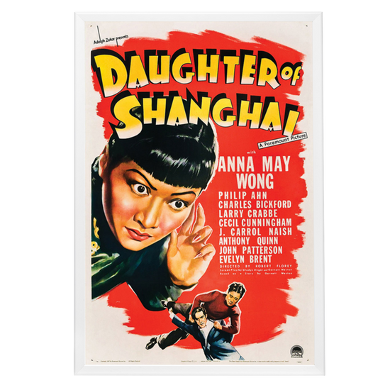 "Daughter Of Shanghai" (1937) Framed Movie Poster