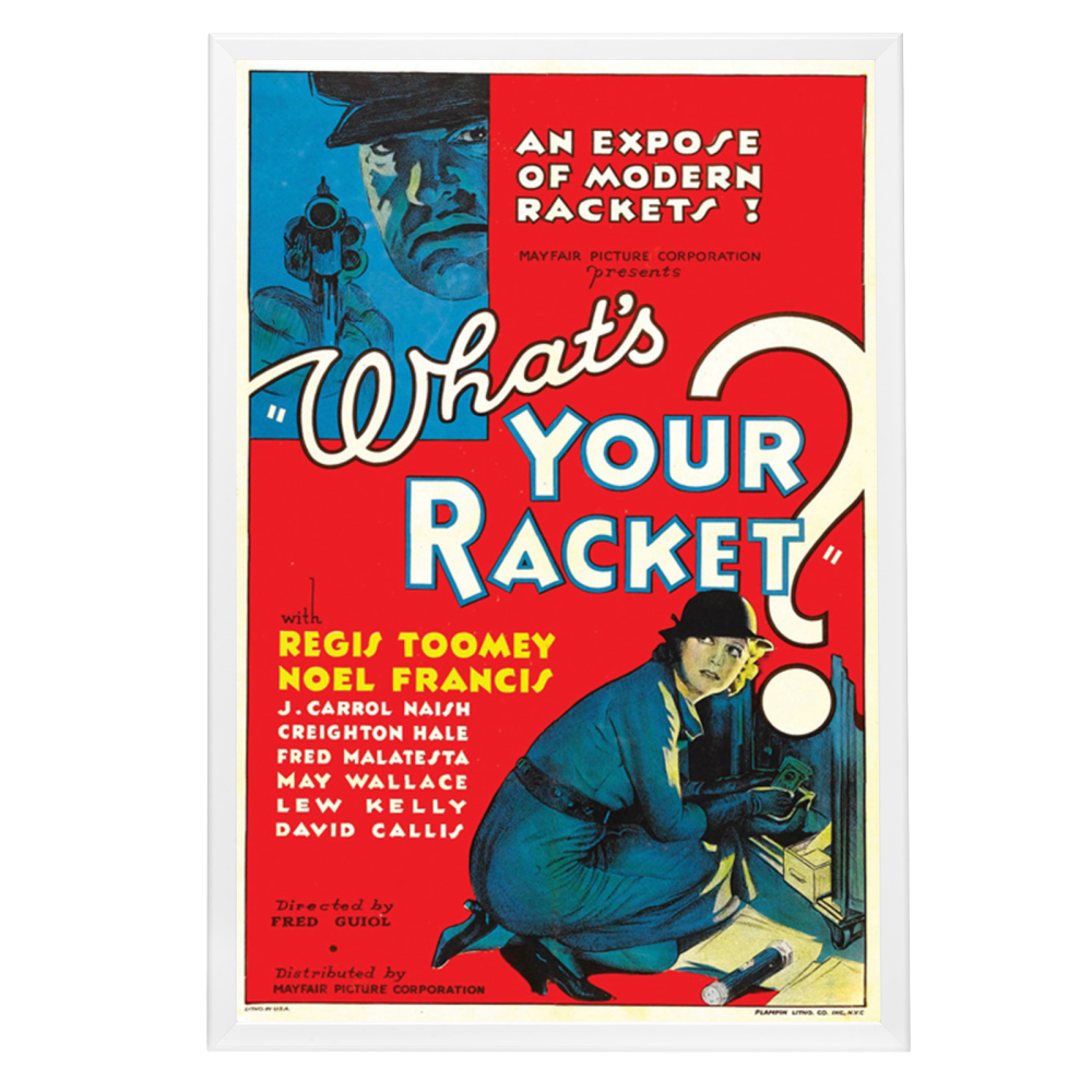 "What's Your Racket?" (1934) Framed Movie Poster