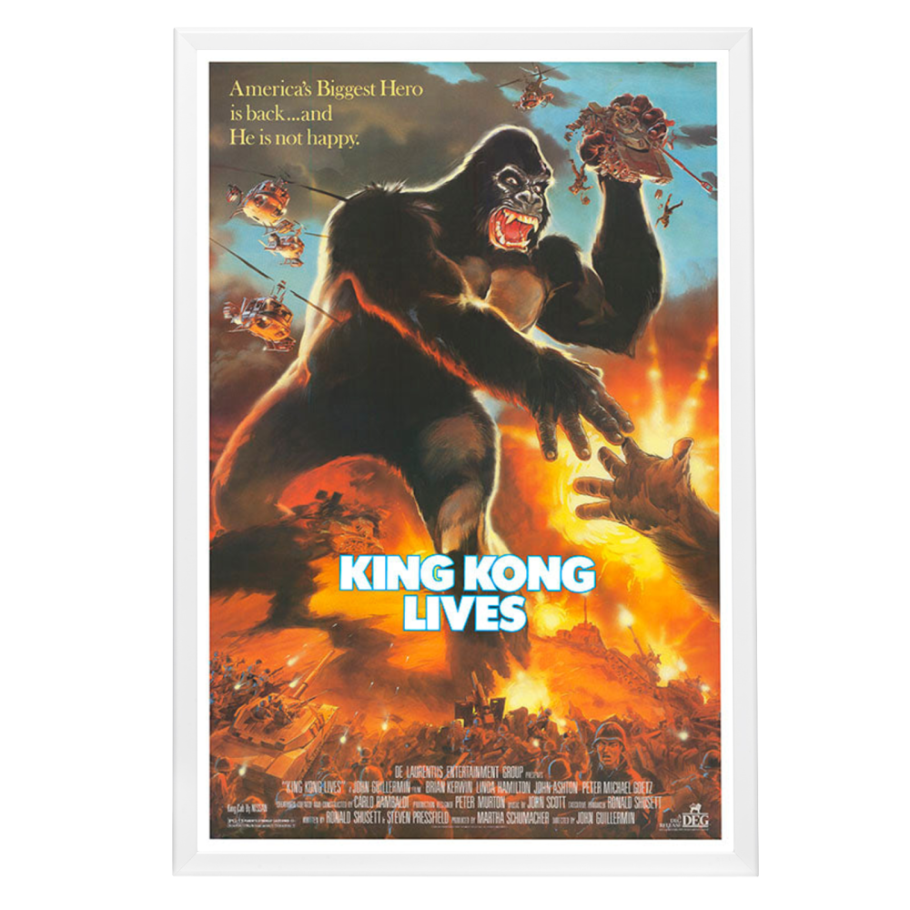 "King Kong Lives" (1986) Framed Movie Poster